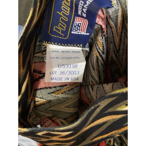 Vtg Panhandle Slim Western Shirt Men's Medium Aztec Southwestern‎ All Over Print - Picture 8 of 12